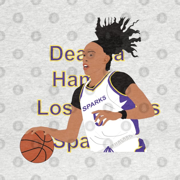 Dearica Hamby with the ball in hand by GiCapgraphics